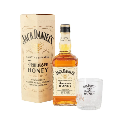 Jack Daniel's Honey 700ml con Vaso de Regalo